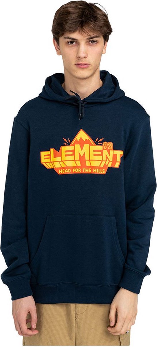 Element Head Capuchon Blauw L Man