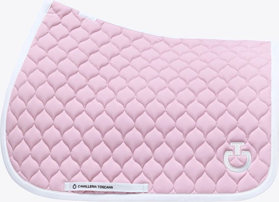 Cavalleria Toscana Circular-Quilted Saddle Pad Jump - Navy (7979