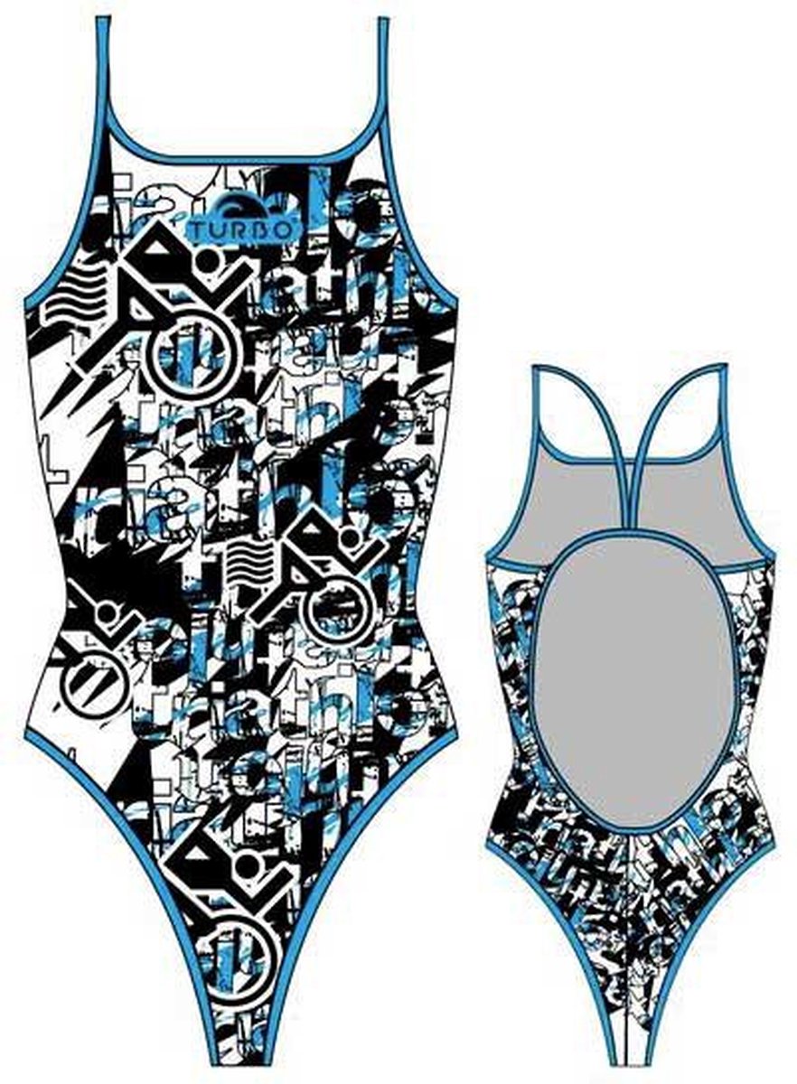 Turbo Multi Triahtlon Zwemkleding Blauw M Vrouw Black / Royal