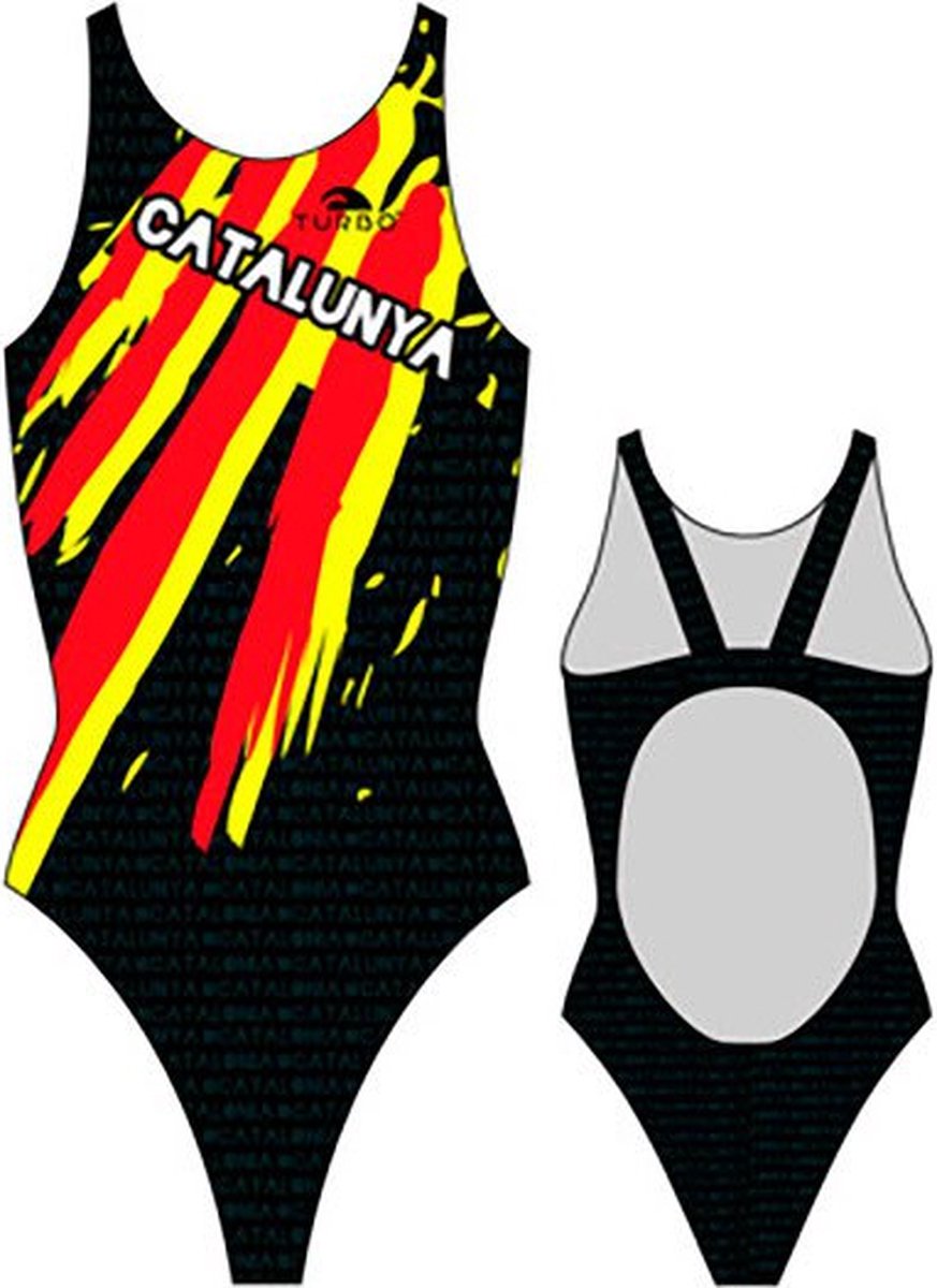 Turbo Catalonia Pro Resist Zwemkleding Zwart 4XL Vrouw Black