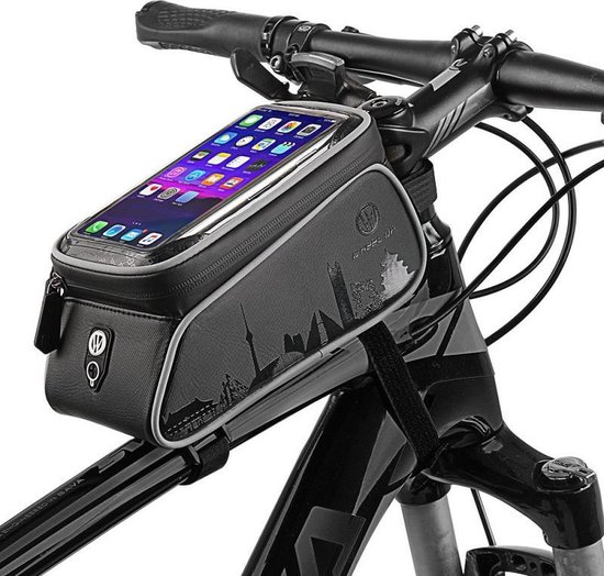 Belastingen Standaard Proficiat WHEEL UP 6-inch front frame fietstasje Waterproof smartphone fietstas |  bol.com