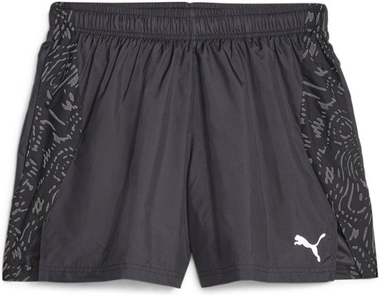Puma Run Aop 5´´ Korte Broek Zwart L Man