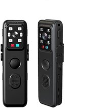 DrPhone GuardianCam - Bodycam avec atténuateur d'arrière-plan - Enregistrement en boucle - Vision nocturne infrarouge - Trépied pratique - Carte Micro SD incluse - Zwart