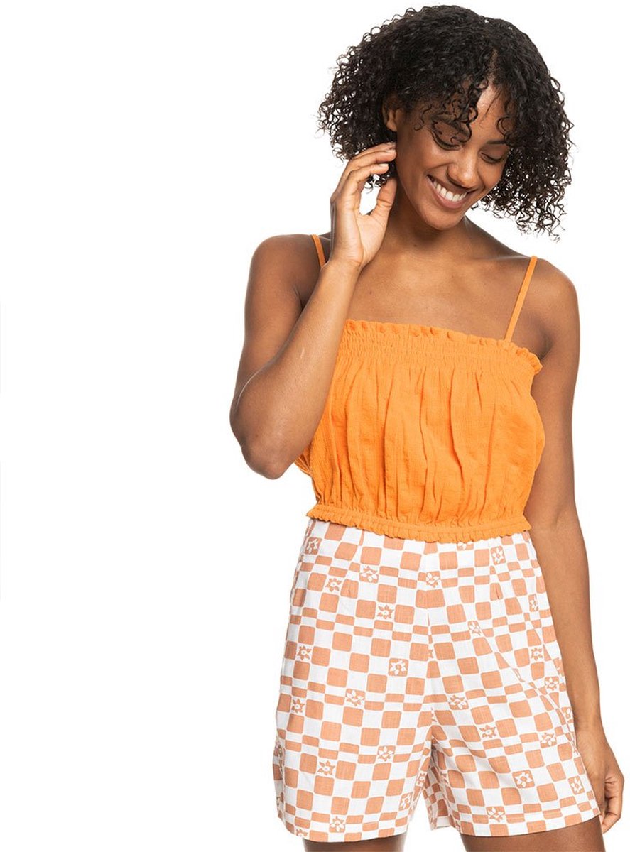 Roxy Bikini Vibes Top Zonder Mouwen M Vrouw Oranje