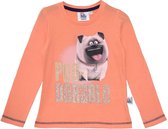 Secret life of pets - huisdiergeheimen - longsleeve - shirt - maat 122 - kleur zalm roze