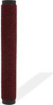 vidaXL Droogloopmat rechthoekig getuft 40x60 cm rood