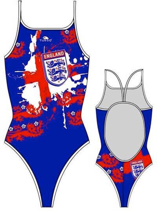 Turbo England Shield Zwemkleding Blauw M Vrouw