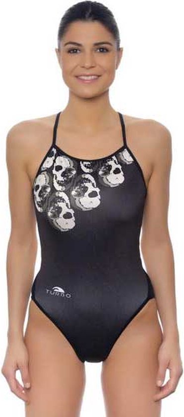 Maillot de bain Turbo Skulls King Zwart 4XL Femme
