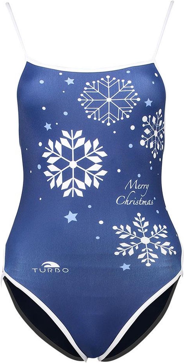 Turbo Snow Christmas Zwemkleding Blauw 4XL Vrouw Navy