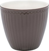 GreenGate Cup (Latte Cup) Alice Chocolat noir 300ml Ø 10cm