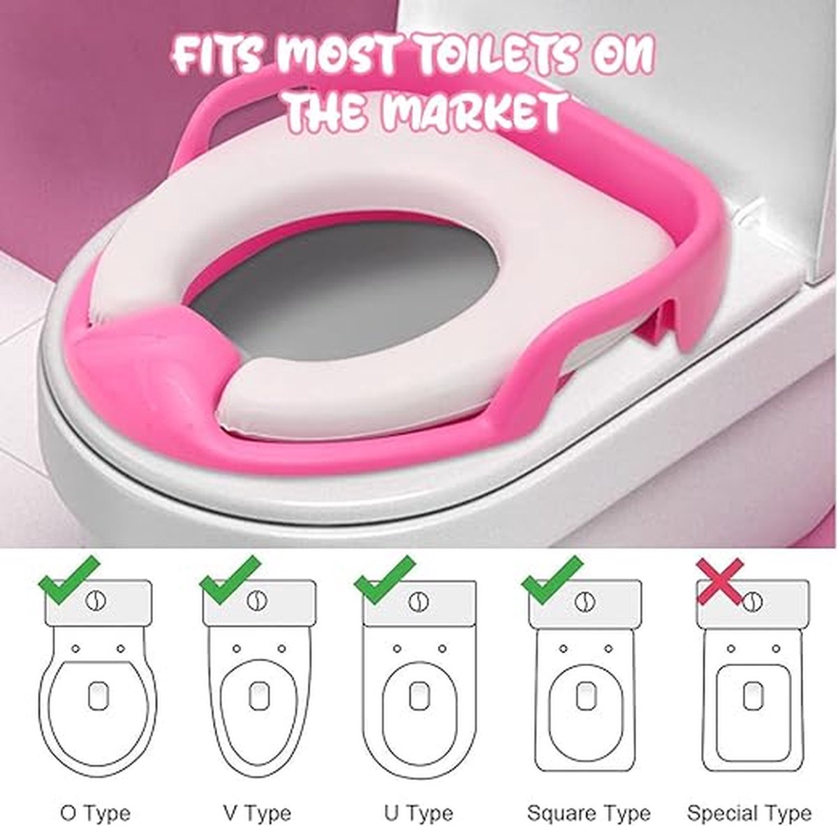 Goedkoopste kindertoiletbril \ kinder Plaspot - Toilet seat for children