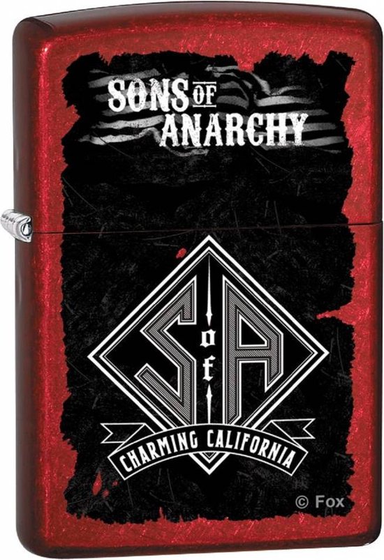 Aansteker Zippo SOA Sons of Anarchy Charming California