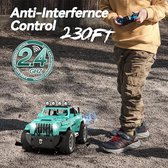 Speelgoed Auto - Bestuurbare Auto - Elektrische Bestuurbare Auto - 2 Oplaadbare Batterijen - Afstand bestuurde monstertruck voor jongens - Watertank