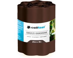 Cellfast Gazonrand 9m bruin 20cm