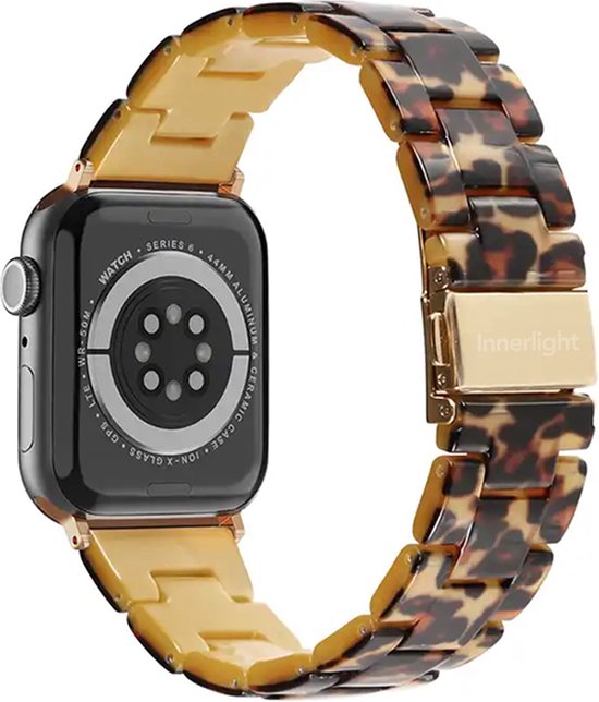 Innerlight® Gem+ - Panter - 38/40/41mm - Schakel Armband Geschikt voor Apple  Watch 