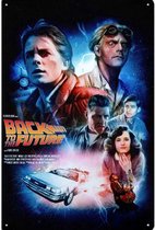 Wandbord Film Movie Klassieker - Back To The Future