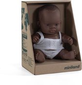Miniland Baby Doll African Boy - 21 cm