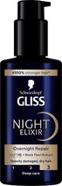 Schwarzkopf - Gliss - Night Elixer - Ultimate Repair - Haarmasker - Serum - Sterk beschadigd haar - 100ml