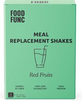 Foodfunc | Meal Replacement Shake | Red Fruits | 7 x 32,4 gram | No Junk Just Func