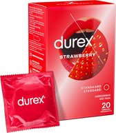 Durex - Préservatifs au goût de fraise - 20 pièces