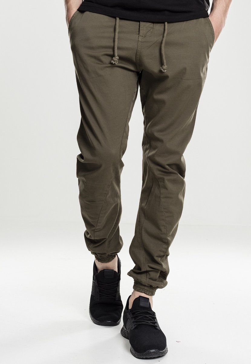 Urban Classics Stretch Heren joggingbroek 2XL Groen