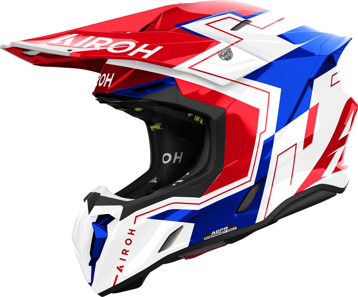 Airoh Twist 3.0 Dizzy Blue Red S - Maat S - Helm