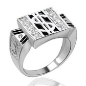 Juwelier Zwartevalk ZILVEREN (GERHODINEERD) RING 21.286/18½--