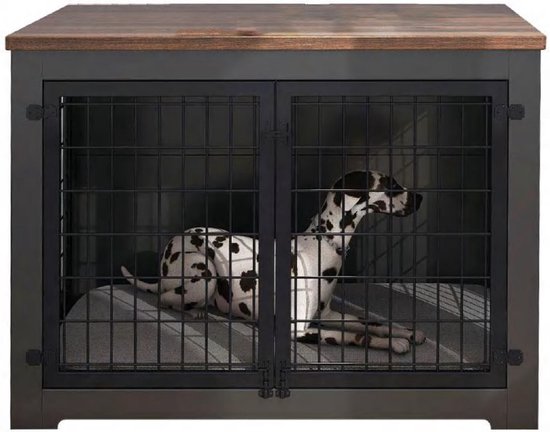 Cage en bois pour chien de taille moyenne, Cage d'intérieur pour