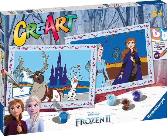 Ravensburger CreArt Disney Frozen 2 Friends for Life - Schilderen op