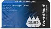 PrintAbout - Alternatief voor de Samsung CLT-K506L / 4 Kleuren