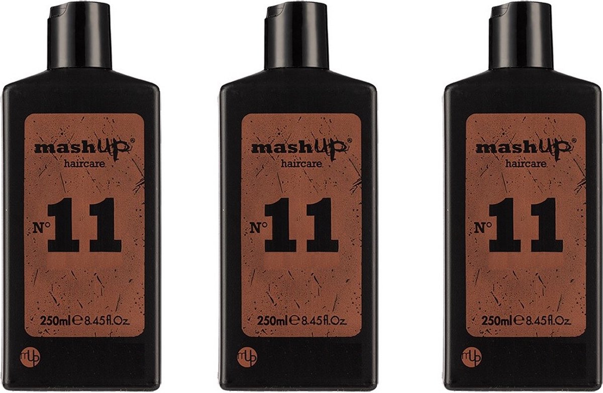mashUp haircare N° 11 Gentle Shampoo 250ml - 3 stuks