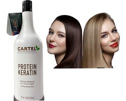 CARTEL BRAZILIAN KERATIN & PROTEIN 1000ML 100 % NATUURLIJK PRODUCT