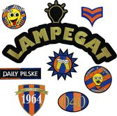 Fjesta Lampegat Emblemen Voordeelpakket - Lampegat Accessoires - Set Van 8 Stuks - Groot Voordeelpakket