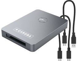 Caruba Card Reader CFEXPRESS - Hoodman CF Express CFEX128- SD Kaart & Kaartlezer bundel - Lees snelheid: 1700mb/s - Capaciteit: 128GB Caruba Card Reader CFEXPRESS - Hoodman CF Express CFEX128- SD Kaart & Kaartlezer bundel - Lees snelheid: 1700mb/s - Capaciteit: 128GB
