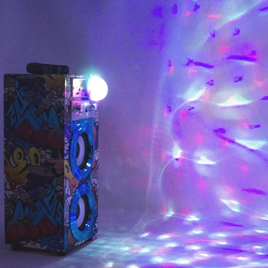 Karaoke machine voor volwassenen en kinderen , met 2 draadloze