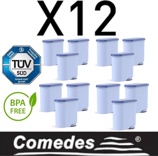 Lot De 3 Cartouches Filtrantes Comedes Pour Machines à Café Philips/Saeco – Compatible CA6903 – Anti-calcaire, 150 Litres