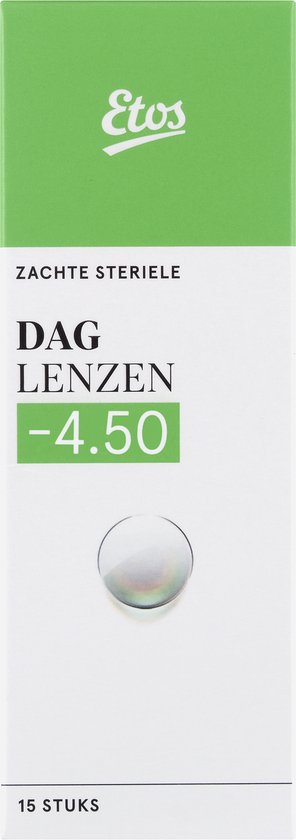 Etos Daglenzen -4.50 - Zacht - 15 stuks