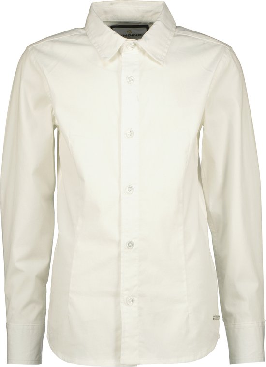 Vingino Jongens Shirt Lasic Real White - Maat 176
