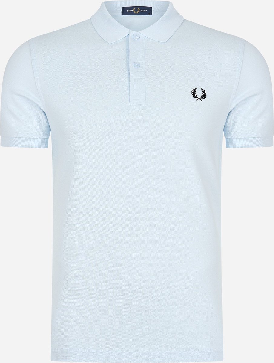 Fred Perry M6000 Polo Plain Light Ice Zwart