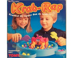 Krab-Rap - Ben jij sneller dan de krab- Spel - Tomy - Vintage