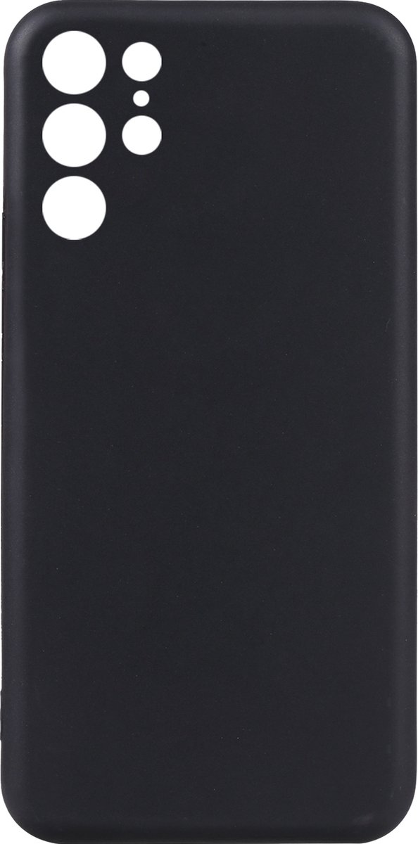 Mobigear Hoesje geschikt voor Samsung Galaxy S24 Ultra Telefoonhoesje Flexibel TPU | Mobigear Colors Backcover | Galaxy S24 Ultra Case | Back Cover - Zwart