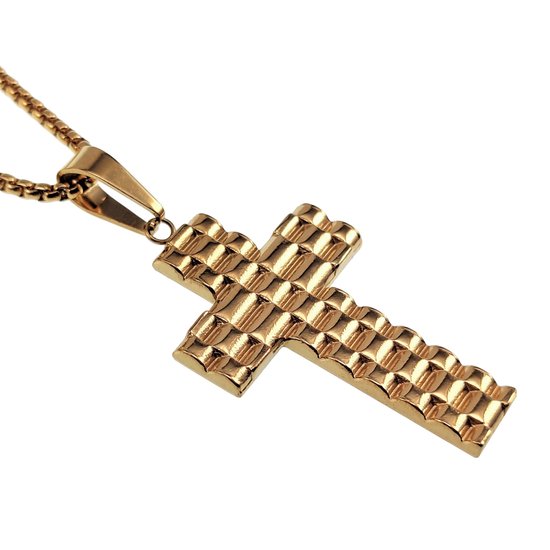 Hanger Kruisje Verguld | De Winkel van Lourdes