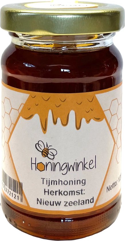 Tijmhoning 125g Nieuw-Zeeland Honingwinkel (vloeibaar)