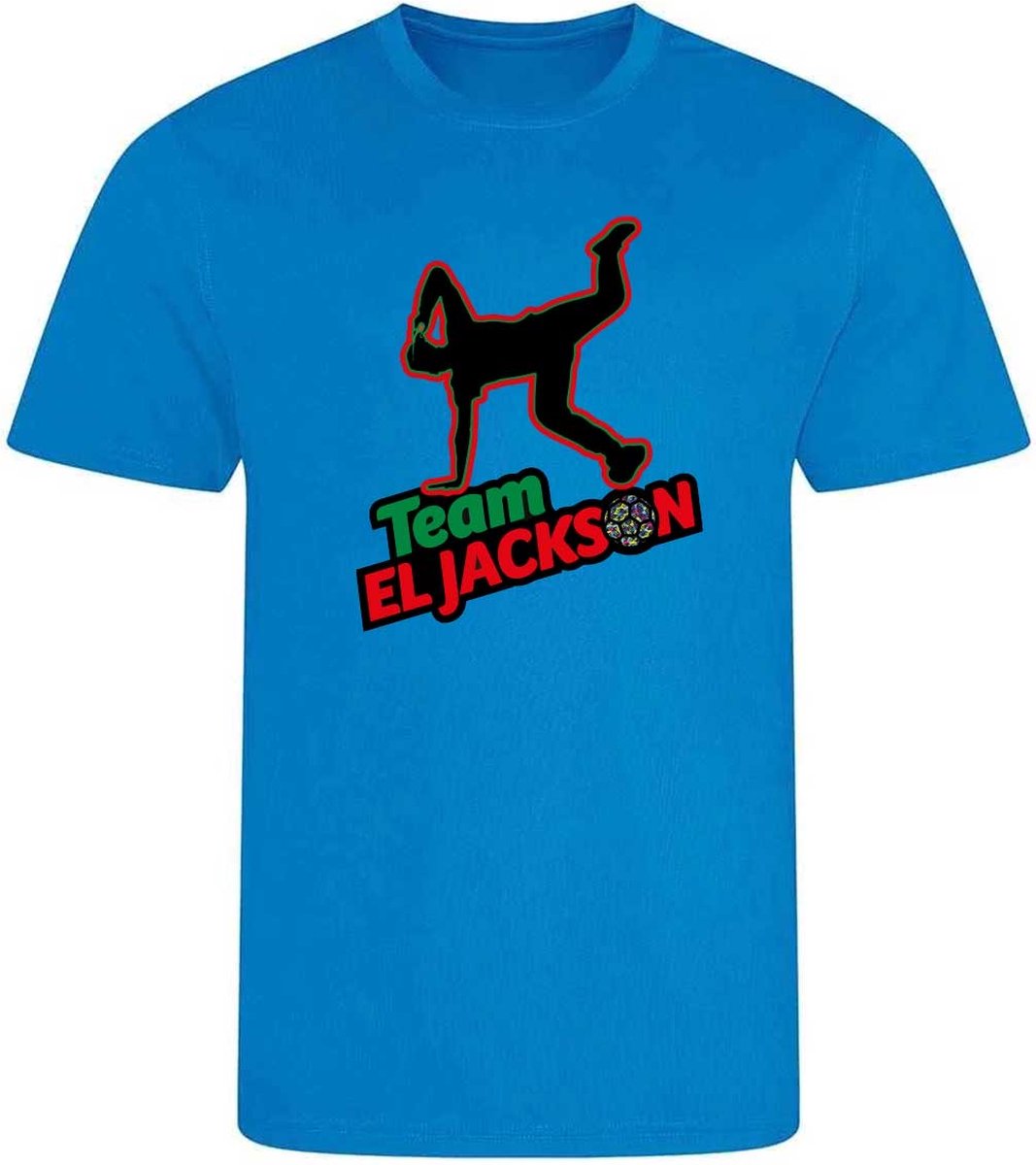 El Jackson T-Shirt - SKY BLUE - (164-XXL) - VOETBALSHIRT - SPORTSHIRT