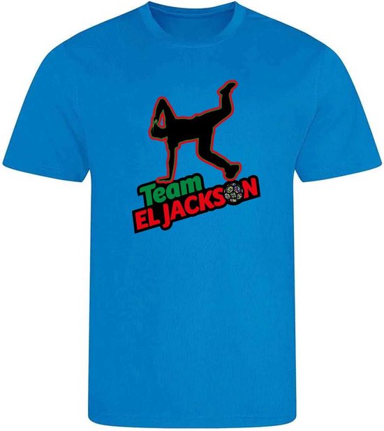 El Jackson T-Shirt - SKY BLUE - (164-XXL) - VOETBALSHIRT - SPORTSHIRT