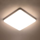 36W vierkante LED plafondlamp, moderne LED plafondlamp 4000K 3300LM IP44 waterdicht LED Office plafondlamp voor badkamer slaapkamer keuken woonkamer balkon gang