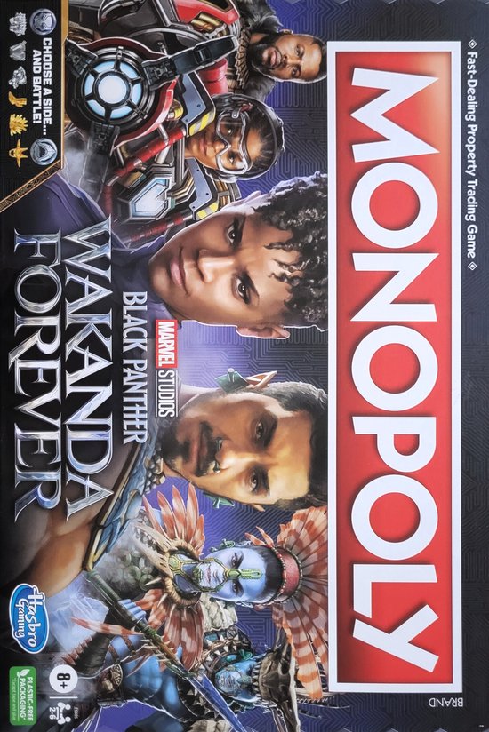 Monopoly Black Panther: Wakanda Forever, Gioco Da Tavolo Per Famiglie