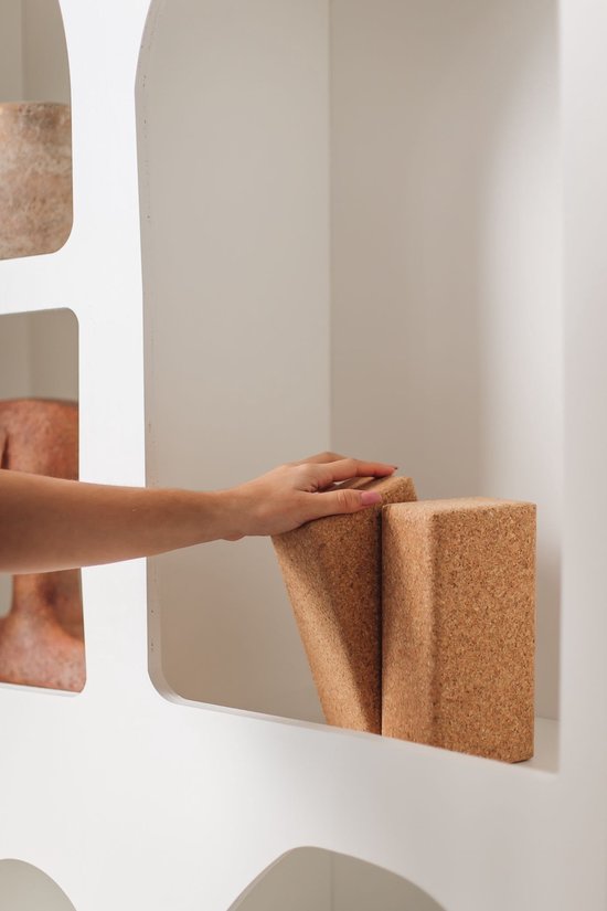 Yoga blok eco natuurkurk - 2 stuks - Lotus van Lotus — afbeelding 3