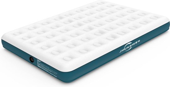 Matelas pneumatique de camping pour 2 personnes dans un sac de transport - 152x203x25cm - Lit d'appoint - Lit de camping - Camping - Séjour - Pour 2 personnes - Sans pompe