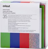 Cricut S40 Insteekkaarten 12,1x12,1cm – Rainbow (35 stuks)
